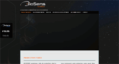 Desktop Screenshot of biosensnumerique.net